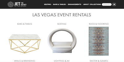 Jet Furniture Website by The Rojas Group