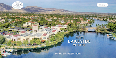 Lakeside Village Website by The Rojas Group
