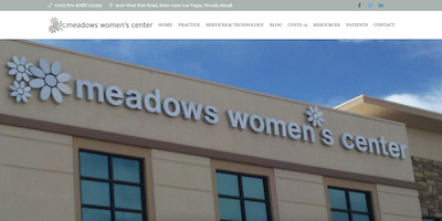 Meadows Womens Center Website By The Rojas Group