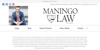 Maningo Law Website by The Rojas Group